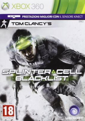 Immagine della copertina del gioco Splinter Cell Blacklist per Xbox 360
