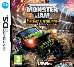 Immagine della copertina del gioco Monster Jam: Path of Destruction per Nintendo DS