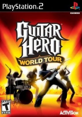 Immagine della copertina del gioco Guitar Hero: World Tour per PlayStation 2