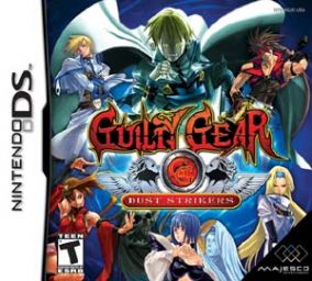 Immagine della copertina del gioco Guilty Gear Dust Strikers per Nintendo DS