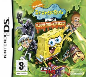 Copertina del gioco SpongeBob e i Suoi Amici: Globulous all'Attacco! per Nintendo DS
