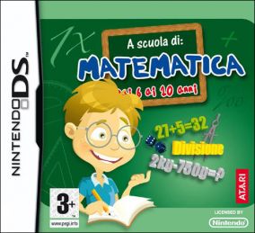 Immagine della copertina del gioco A Scuola di: Matematica per Nintendo DS