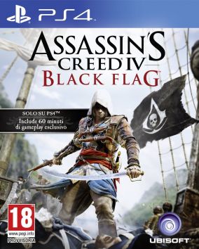 Copertina del gioco Assassin's Creed IV Black Flag per PlayStation 4