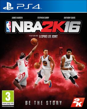 Immagine della copertina del gioco NBA 2K16 per PlayStation 4