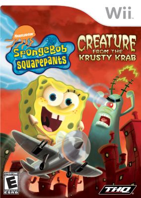 Copertina del gioco SpongeBob Squarepants: Creature from the Krusty Krab per Nintendo Wii