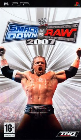 Immagine della copertina del gioco WWE Smackdown vs. RAW 2007 per PlayStation PSP