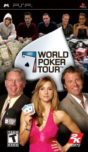 Immagine della copertina del gioco World Poker Tour per PlayStation PSP