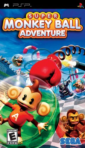 Immagine della copertina del gioco Super Monkey Ball Adventure per PlayStation PSP