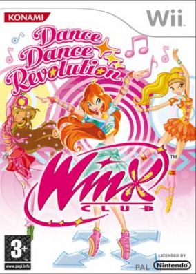 Immagine della copertina del gioco Dance Dance Revolution WinX Club per Nintendo Wii