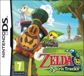 Copertina del gioco The Legend of Zelda: Spirit Tracks per Nintendo DS