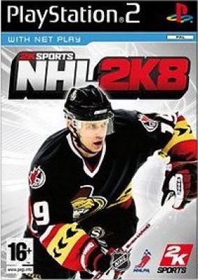 Immagine della copertina del gioco NHL 2K8 per PlayStation 2