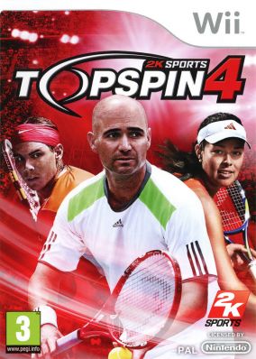 Copertina del gioco Top Spin 4 per Nintendo Wii