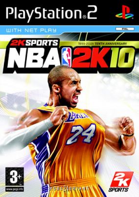 Copertina del gioco NBA 2K10 per PlayStation 2