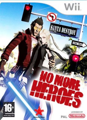 Copertina del gioco No More Heroes per Nintendo Wii
