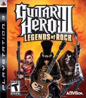 Immagine della copertina del gioco Guitar Hero III: Legends Of Rock per PlayStation 3