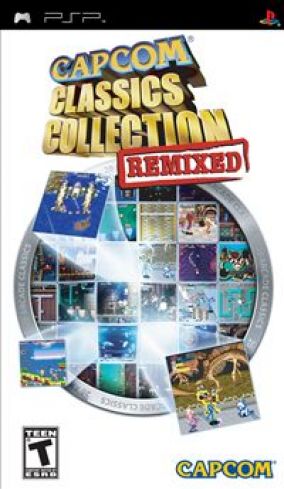 Immagine della copertina del gioco Capcom Classics Collection Remixed per PlayStation PSP