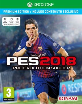 Copertina del gioco Pro Evolution Soccer 2018 per Xbox One