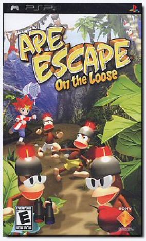 Immagine della copertina del gioco Ape Escape On The Loose per PlayStation PSP