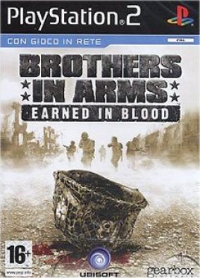 Immagine della copertina del gioco Brothers In Arms: Earned in Blood per PlayStation 2