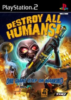 Copertina del gioco Destroy All Humans! per PlayStation 2