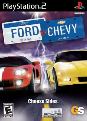 Immagine della copertina del gioco Ford vs. Chevy per PlayStation 2