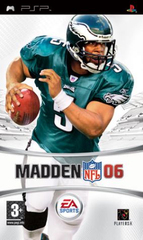 Immagine della copertina del gioco Madden NFL 06 per PlayStation PSP