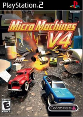 Immagine della copertina del gioco Micro Machines V4 per PlayStation 2