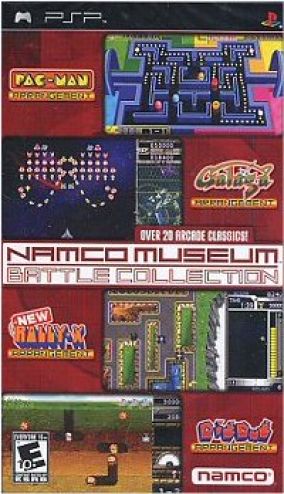 Immagine della copertina del gioco Namco Museum: Battle Collection per PlayStation PSP