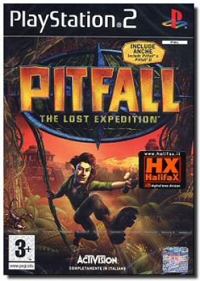 Copertina del gioco Pitfall : the lost expedition per PlayStation 2