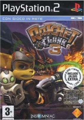 Immagine della copertina del gioco Ratchet & Clank 3: Up Your Arsenal per PlayStation 2