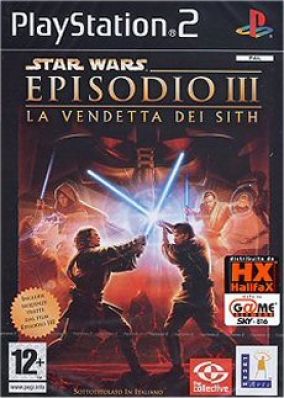 Immagine della copertina del gioco Star Wars Episodio III: La vendetta dei Sith per PlayStation 2