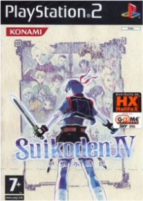 Immagine della copertina del gioco Suikoden IV per PlayStation 2
