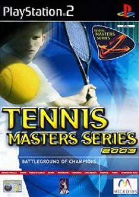 Immagine della copertina del gioco Tennis masters series 2003 per PlayStation 2