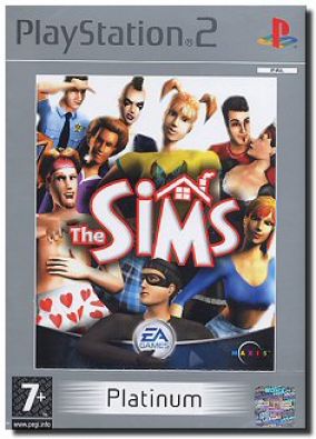 Copertina del gioco The Sims Platinum per PlayStation 2
