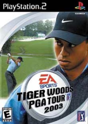 Immagine della copertina del gioco Tiger Woods PGA Tour 2003 per PlayStation 2
