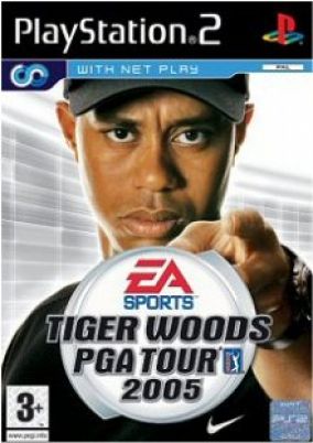 Immagine della copertina del gioco Tiger Woods PGA Tour 2005 per PlayStation 2
