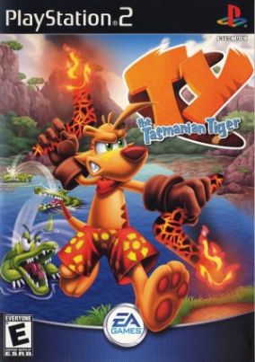 Copertina del gioco Ty the Tasmanian Tiger per PlayStation 2