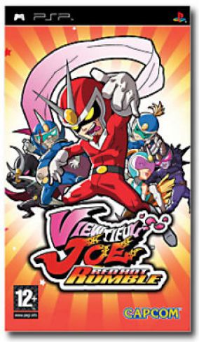 Immagine della copertina del gioco Viewtiful Joe: Red Hot Rumble per PlayStation PSP