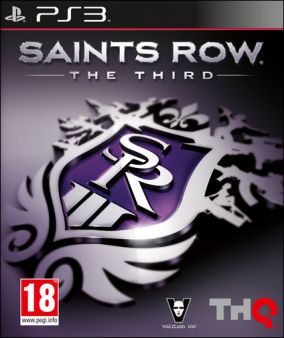 Copertina del gioco Saints Row: The Third per PlayStation 3