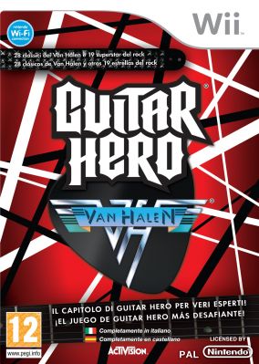 Copertina del gioco Guitar Hero: Van Halen per Nintendo Wii