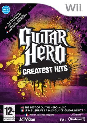 Immagine della copertina del gioco Guitar Hero: Greatest Hits per Nintendo Wii