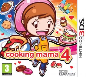 Immagine della copertina del gioco Cooking Mama 4: Kitchen Magic per Nintendo 3DS