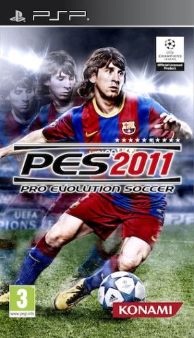 Immagine della copertina del gioco Pro Evolution Soccer 2011 per PlayStation PSP