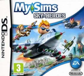 Copertina del gioco MySims SkyHeroes per Nintendo DS