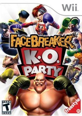Immagine della copertina del gioco Facebreaker KO Party per Nintendo Wii
