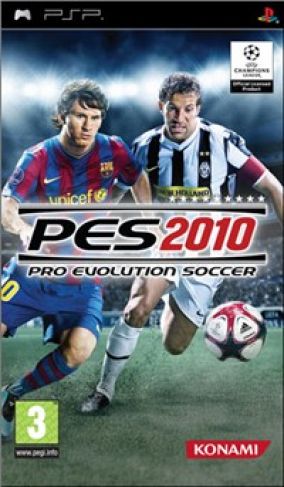 Immagine della copertina del gioco Pro Evolution Soccer 2010 per PlayStation PSP