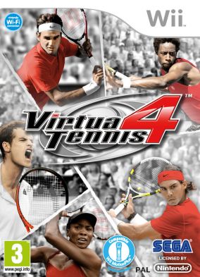 Copertina del gioco Virtua Tennis 4 per Nintendo Wii