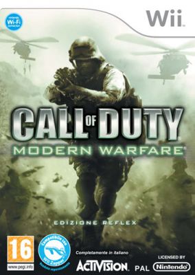 Copertina del gioco Call of Duty: Modern Warfare per Nintendo Wii