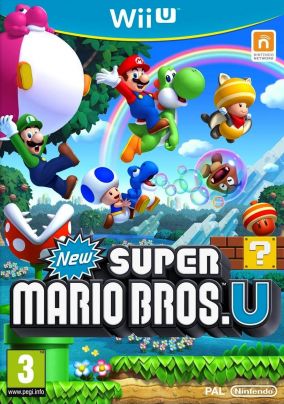Copertina del gioco New Super Mario Bros. U per Nintendo Wii U