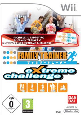 Immagine della copertina del gioco Family Trainer: Extreme Challenge per Nintendo Wii